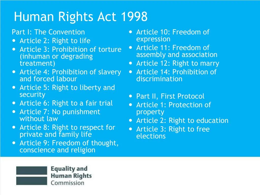 Human Rights Act 1998